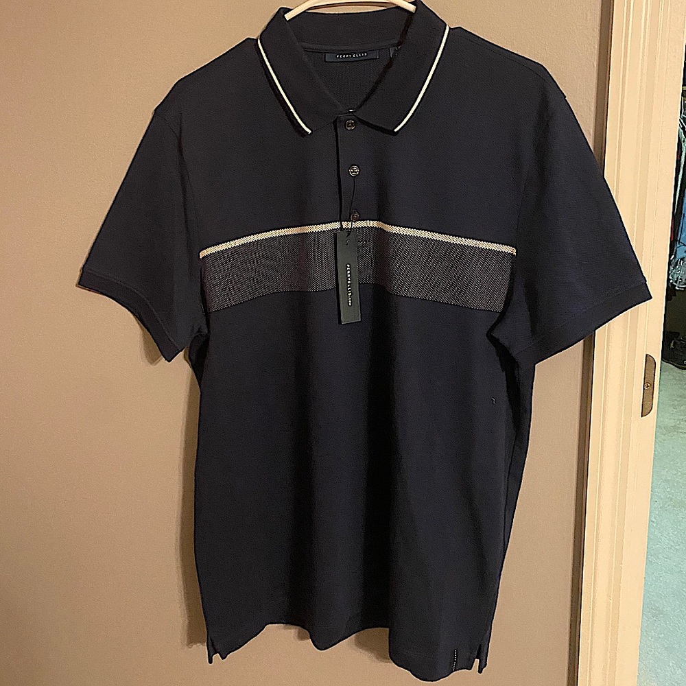 Blue Collared Shirt